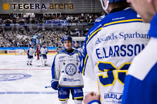 Leksands Marcus Karlberg jublar