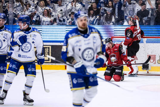 Malmö Redhawks Matias Lassen deppar