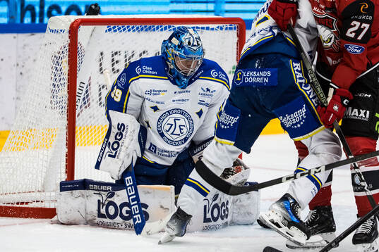 Leksands målvakt Filip Larsson