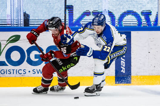 Malmö Redhawks Matias Lassen och Leksands Lukas Vejdemo