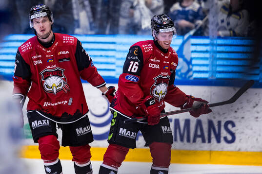 Malmö Redhawks Matias Lassen deppar