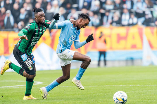 Varbergs Azeez Temitope Yusuf och Malmö FFs Taha Ali