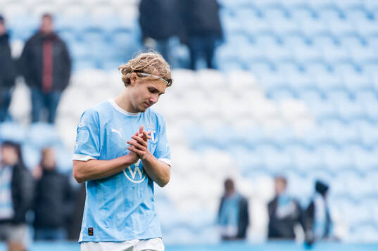 Malmö FFs Sebastian Nanasi deppar