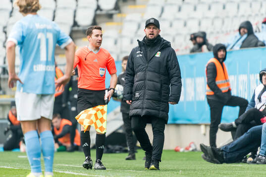 Varbergs tränare Tobias Linderoth