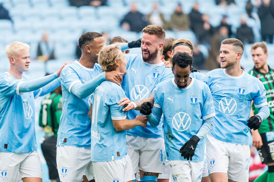 Malmö FFs Pontus Jansson jublar