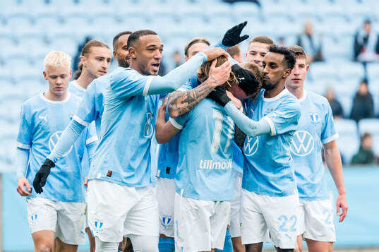 Malmö FFs Pontus Jansson jublar