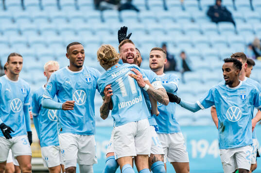 Malmö FFs Pontus Jansson jublar