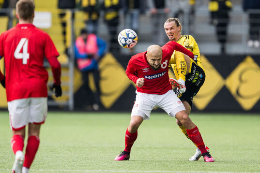 Degerfors Pashang Abdulla och Elfsborgs Niklas Hult