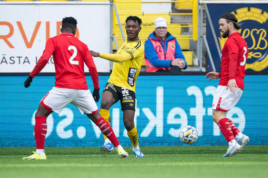 Elfsborgs Jalal Abdullah och Degerfors Abdelkarim Mammar