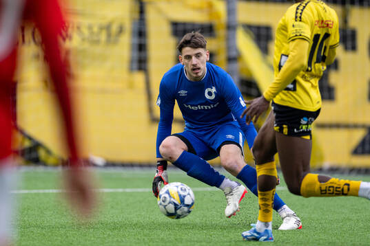 Degerfors målvakt Wille Jakobsson