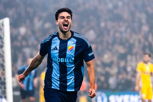 Djurgårdens Deniz Hummet jublar