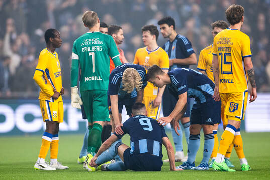 Djurgårdens Haris Radetinac har ont