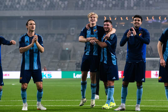 Djurgårdens Albin Ekdal, Lucas Bergvall, Besard Sabovic
