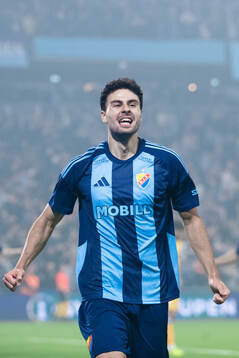 Djurgårdens Deniz Hümmet jublar