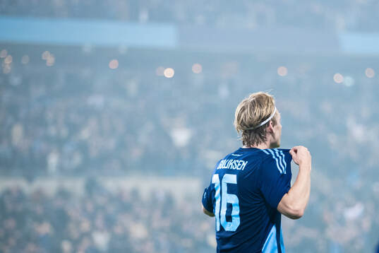 Djurgårdens Tobias Gulliksen jublar