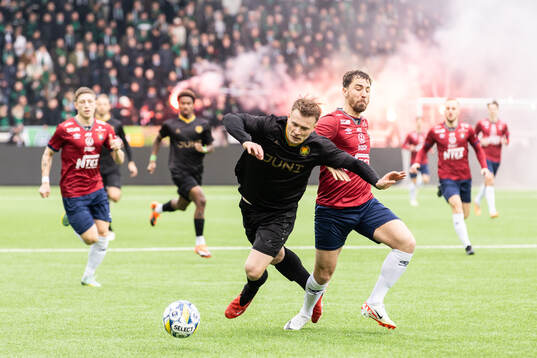 GAISs Alexander Ahl Holmström och Örgrytes Jonathan Azulay