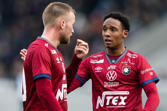 Örgrytes Nicklas Bärkroth och Aydarus Abukar