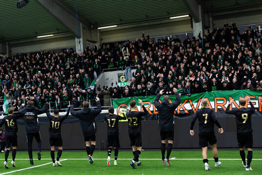 GAIS spelare jublar