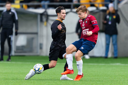 GAIS William Milovanovic och Örgrytes Isak Dahlqvist
