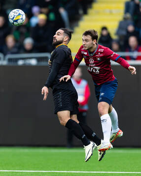 GAIS Mervan Celik och Örgrytes William Svensson