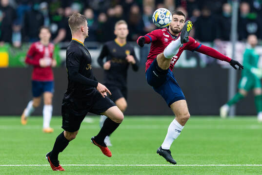GAIS Alexander Ahl Holmström och Örgrytes Erion Sadiku
