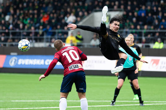 Örgrytes Nicklas Bärkroth och GAIS William Milovanovic