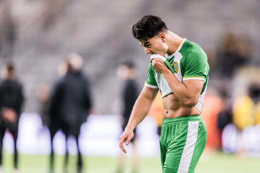 Hammarbys Jusef Erabi deppar