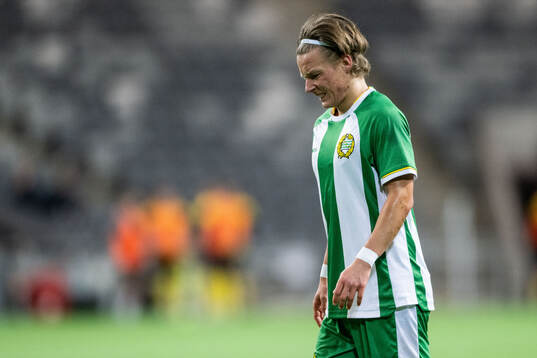 Hammarbys August Mikkelsen deppar