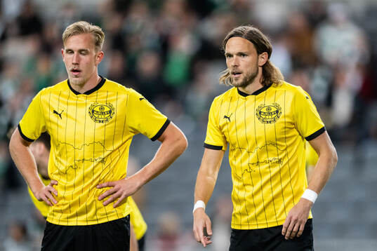 Mjällbys Herman Johansson och Tom Pettersson