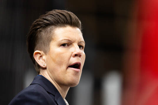 Frölundas tränare Erika Holst