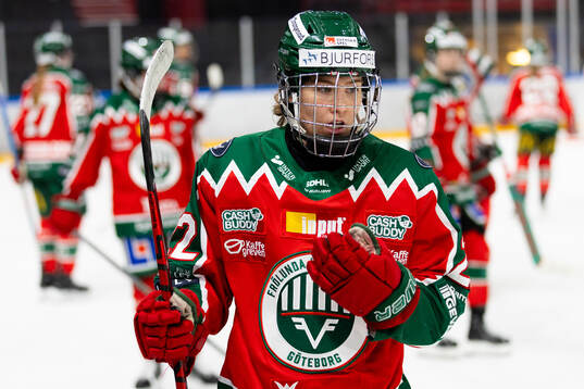 Frölundas Andrea Dalen deppar
