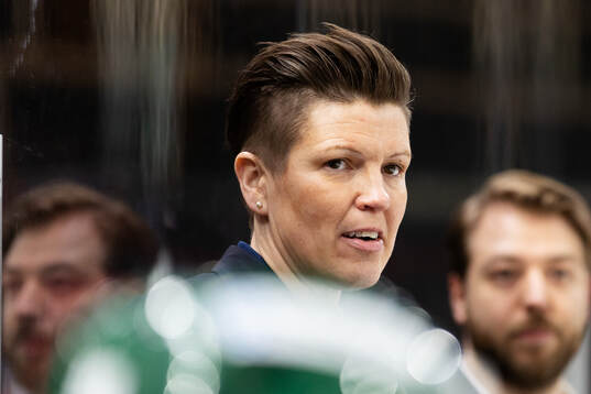 Frölundas tränare Erika Holst