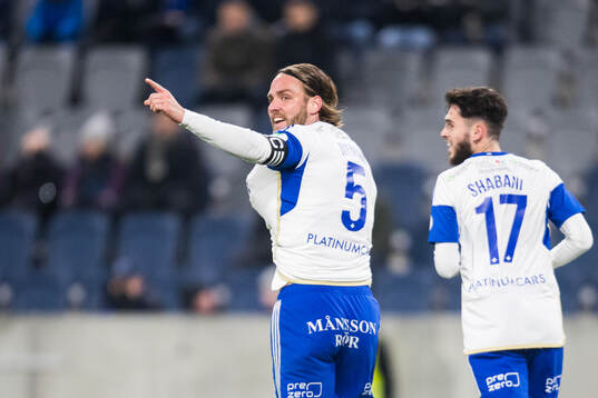 IFK Norrköpings Christoffer Nyman jublar