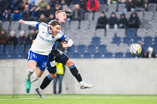 IFK Norrköpings Christoffer Nyman gör 0-1 målet
