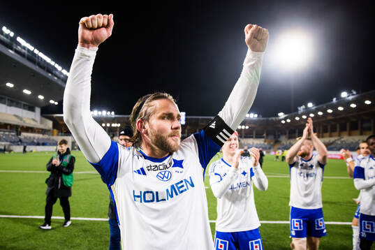 IFK Norrköpings Christoffer Nyman jublar