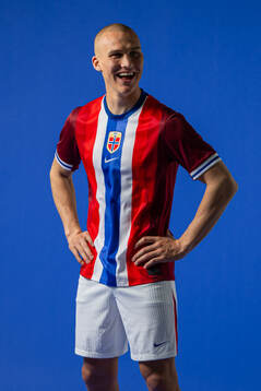 Leo Østigård of the Norwegian national football team