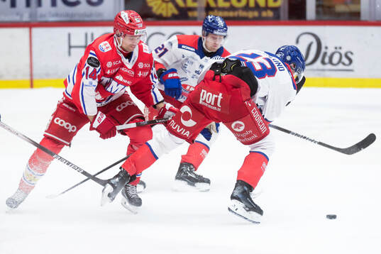 Timrås Emil Pettersson och Oskarshamns Gustaf Westlund