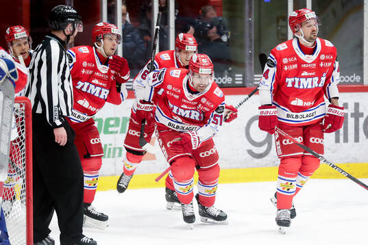 Timrås Anton Lander jublar