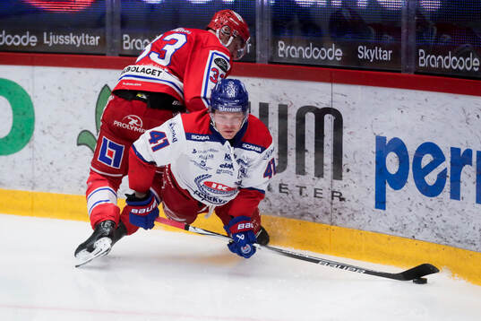 Timrås Albin Lundin och Oskarshamns Johan Johnsson