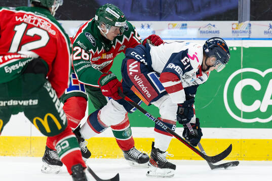 Frölundas Isac Heens och Linköpings Markus Ljungh