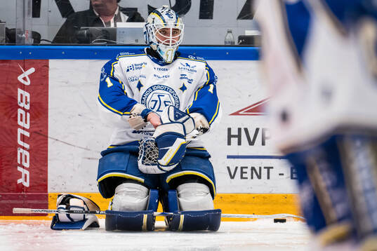 Leksands målvakt Marcus Gidlöf