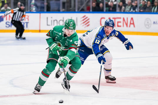 Rögles Felix Nilsson och Leksands Kalle Östman