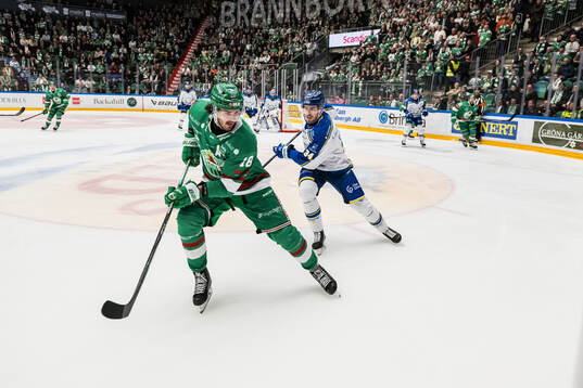 Rögles Dennis Everberg och Leksands Peter Cehlarik