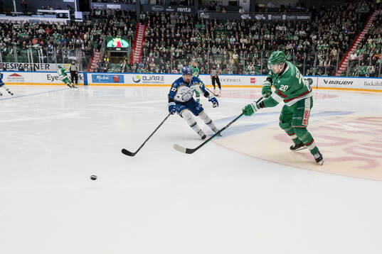 Leksands Marek Hrivik och Rögles Lian Bichsel