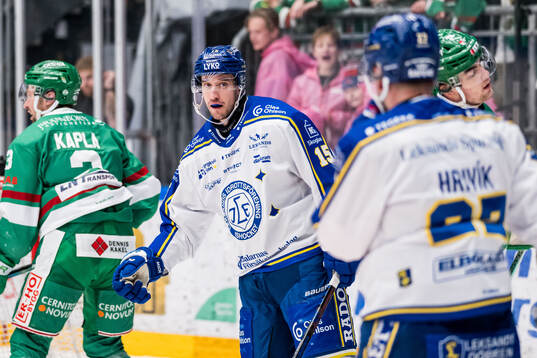 Leksands Max Veronneau jublar