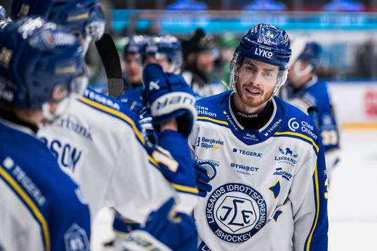 Leksands Peter Cehlarik jublar