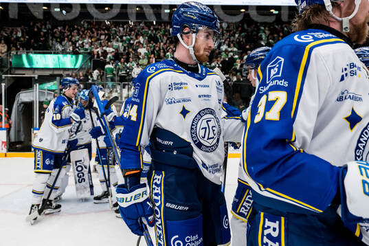 Leksands Peter Cehlarik jublar