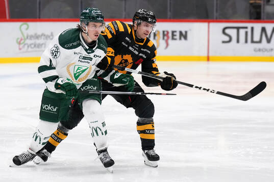 Färjestads Joakim Nygård och Skellefteås Pär Lindholm