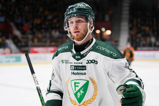 Färjestads Marcus Westfält jublar