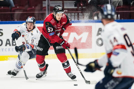 Växjös Victor Stjernborg och Malmö Redhawks Albert